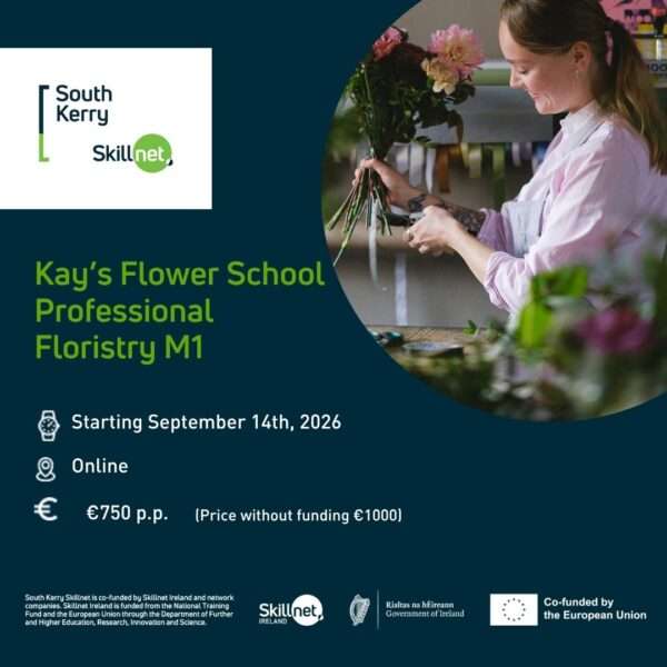 Professional Floristry Course - Module 1- 14th Sept - 9th Oct, 2026