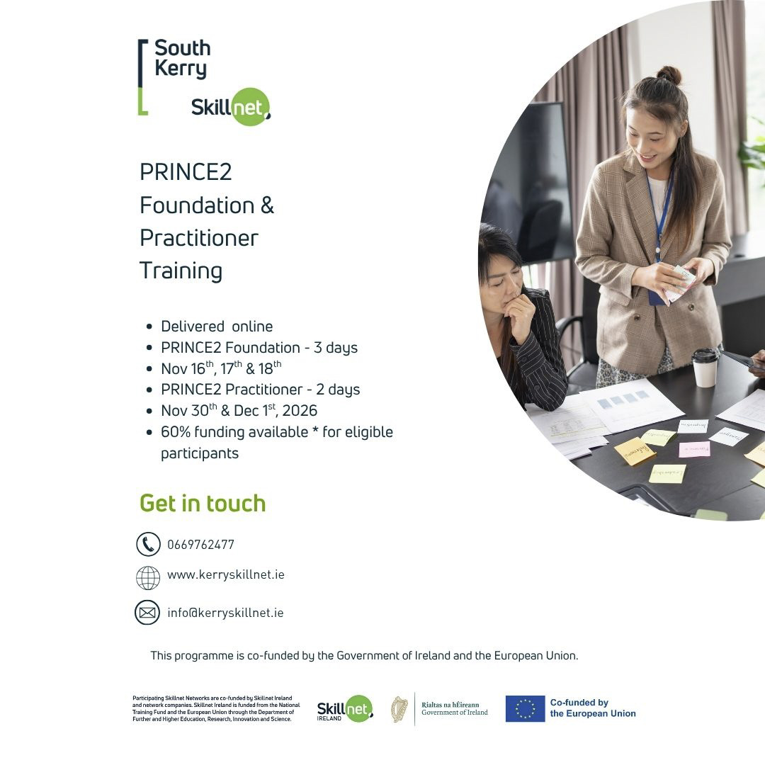PRINCE 2 Foundation & Practioner Training (ESF+ Course)