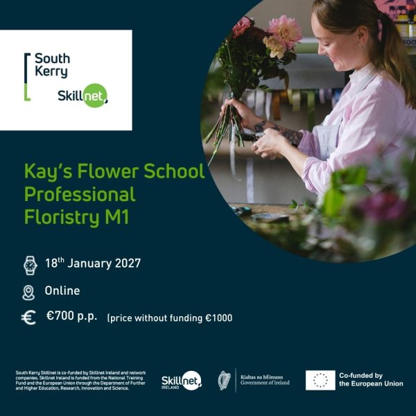 Professional Floristry Course - Module 1- 18th January, 2027